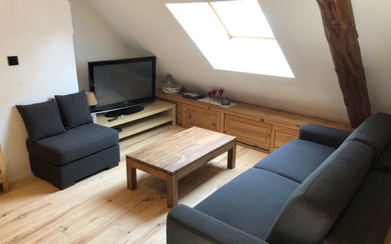 location meublé appartement boussolenc salon