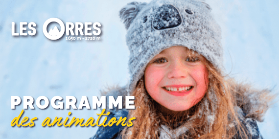 animations les orres hiver 2021