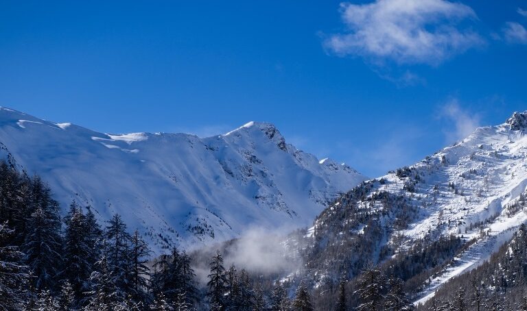 Vue sur la Costa Rouenda et le Vallon de Muretier - Les Orres - Hautes Alpes
