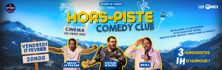 HORS PISTE COMEDY CLUB – Février 2023
