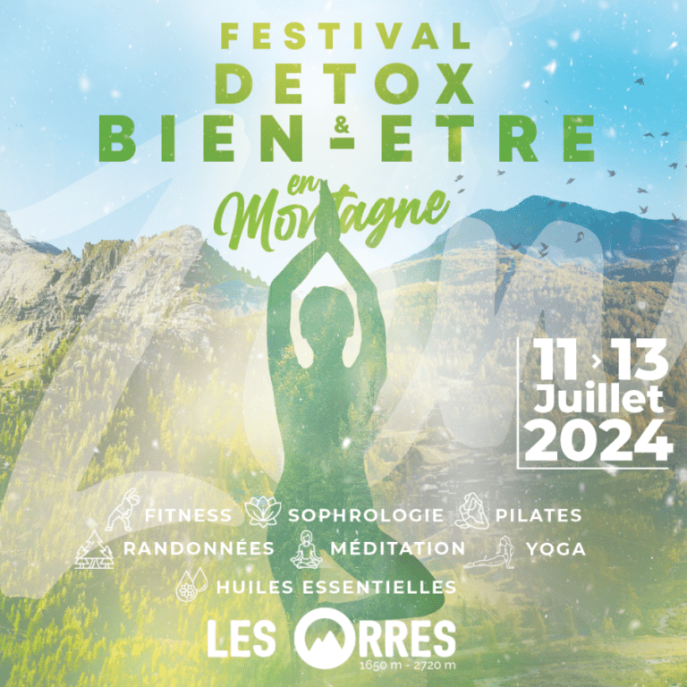 Festival détox et bien-être du 11 au 13 juillet