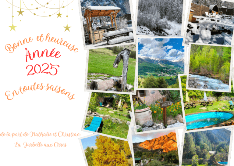 Nous vous souhaitons une très belle année pour 2025